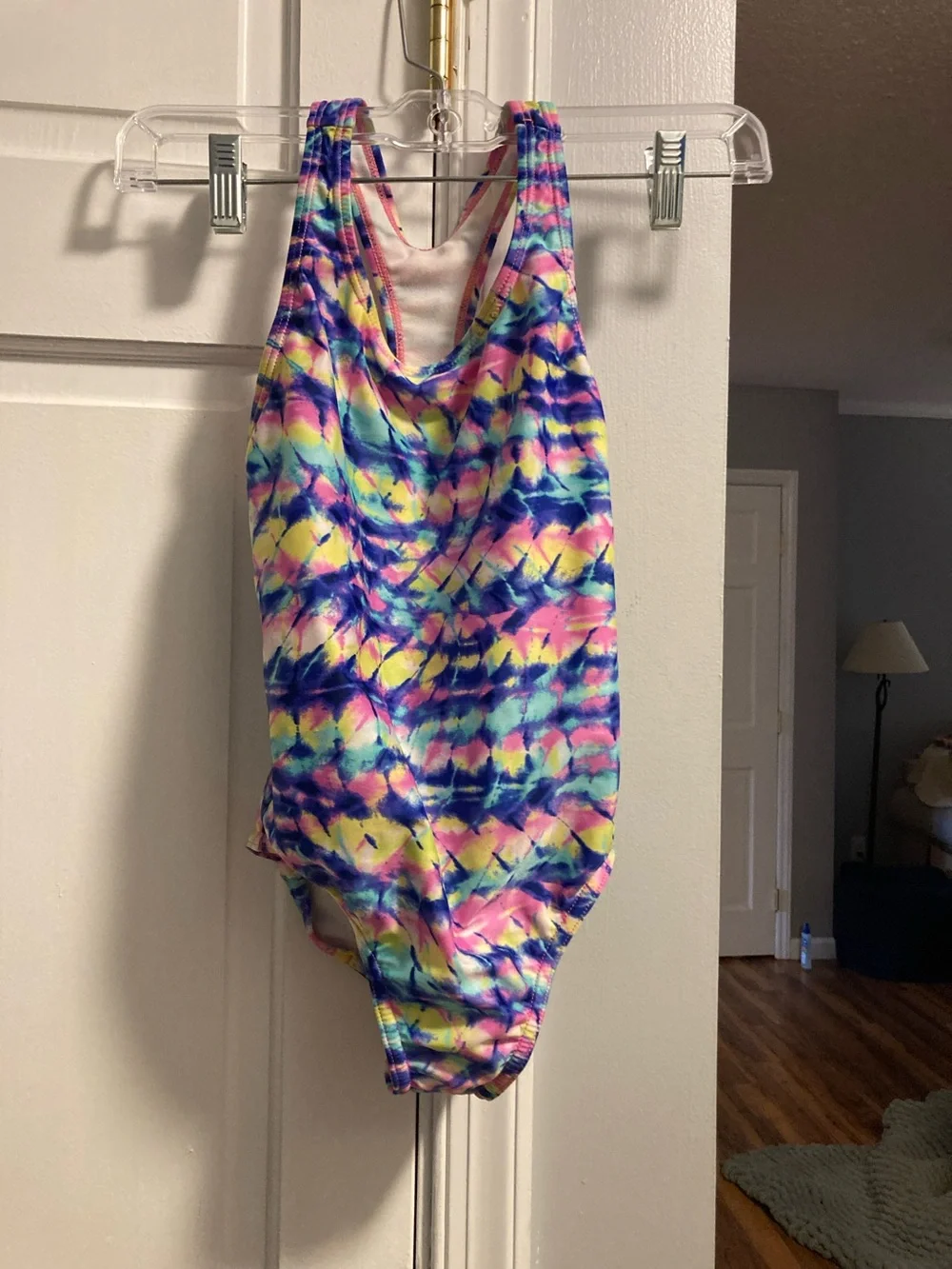 Speedo Girls Multi-Color Tie-Dye One Piece Swimsuit